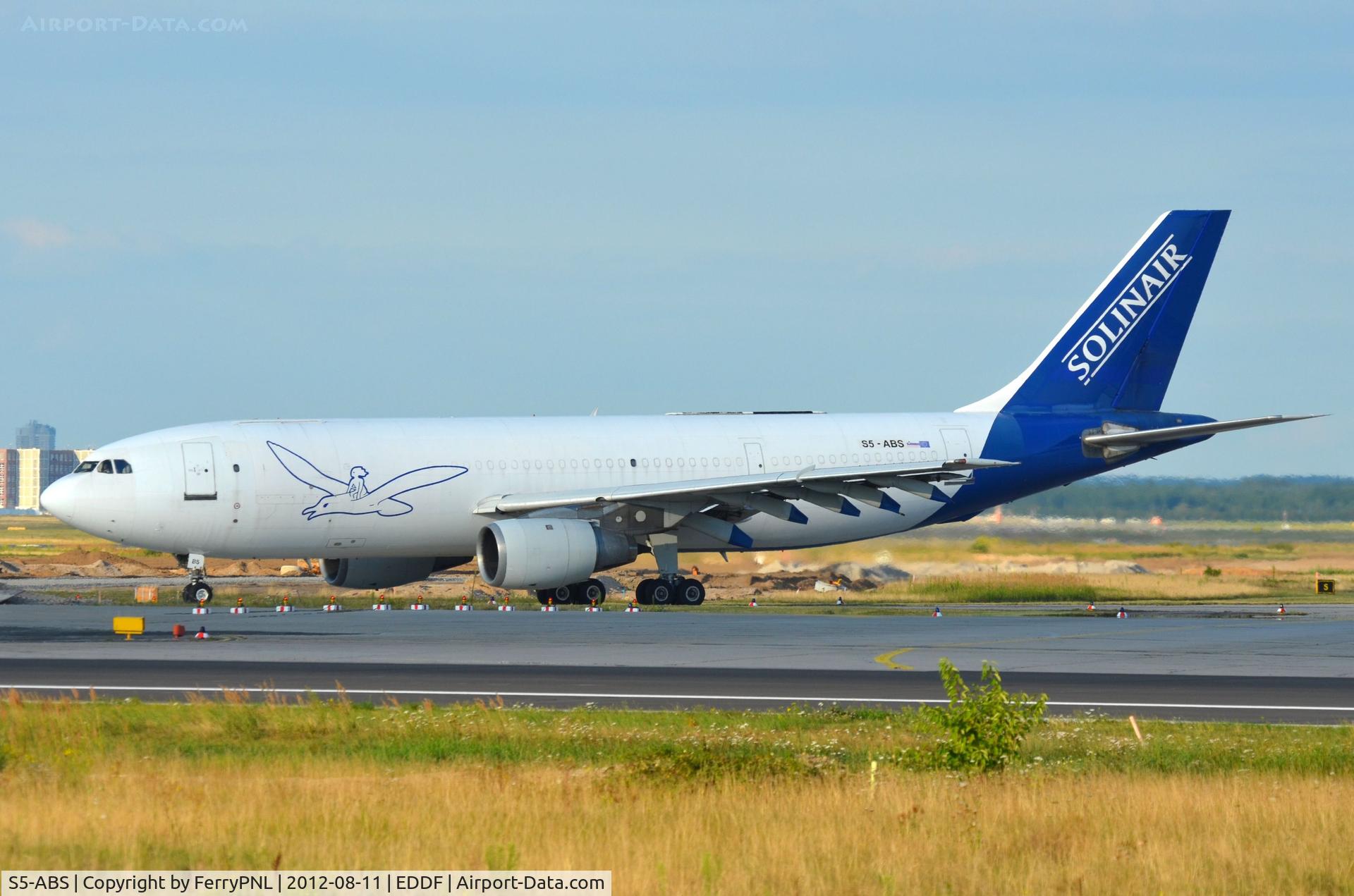 S5-ABS, 1981 Airbus A300B4-203 C/N 126, A300 freighter taxying for departure