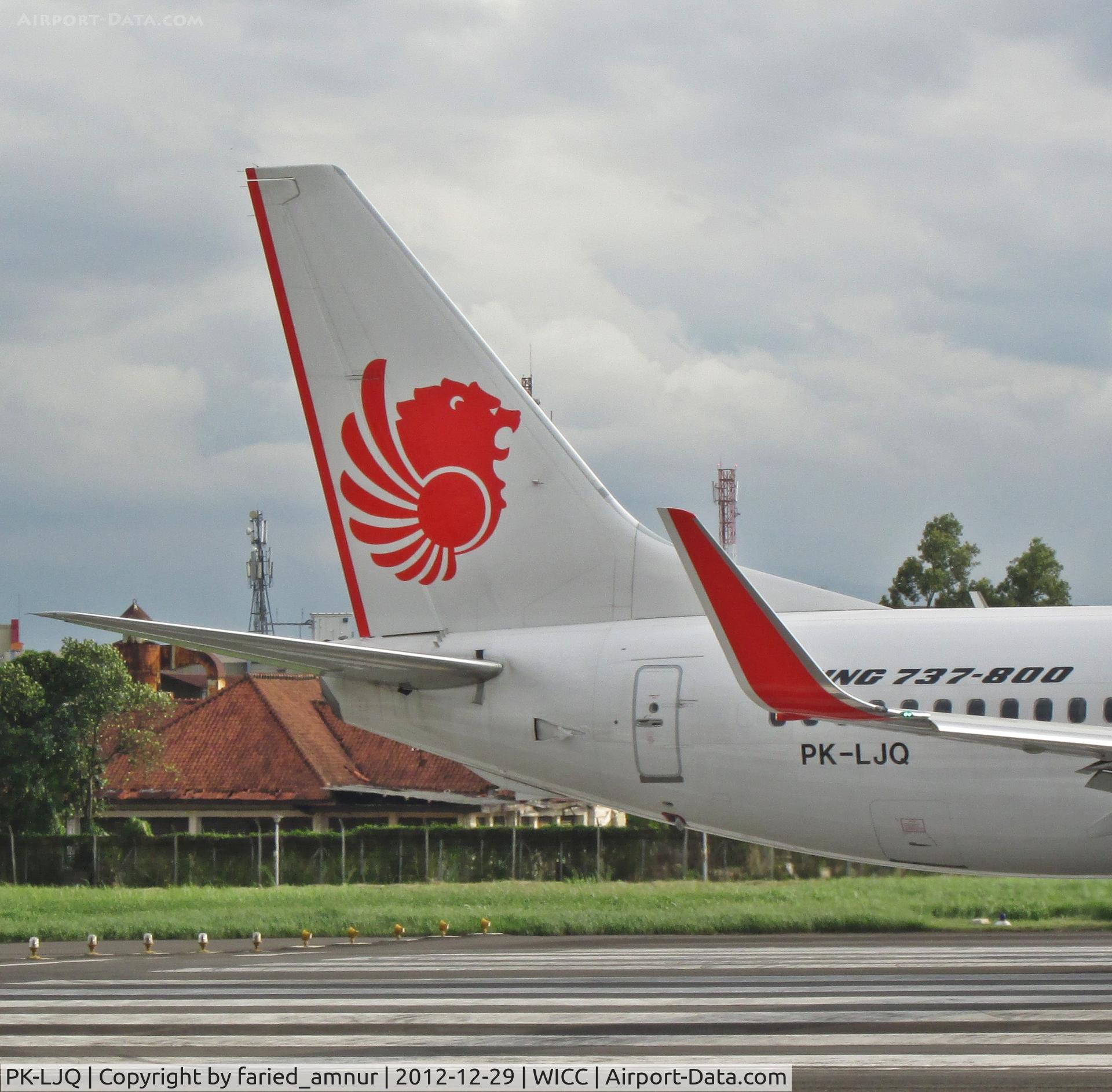 PK-LJQ, 2012 Boeing 737-8GP C/N 38317, PK-LJQ