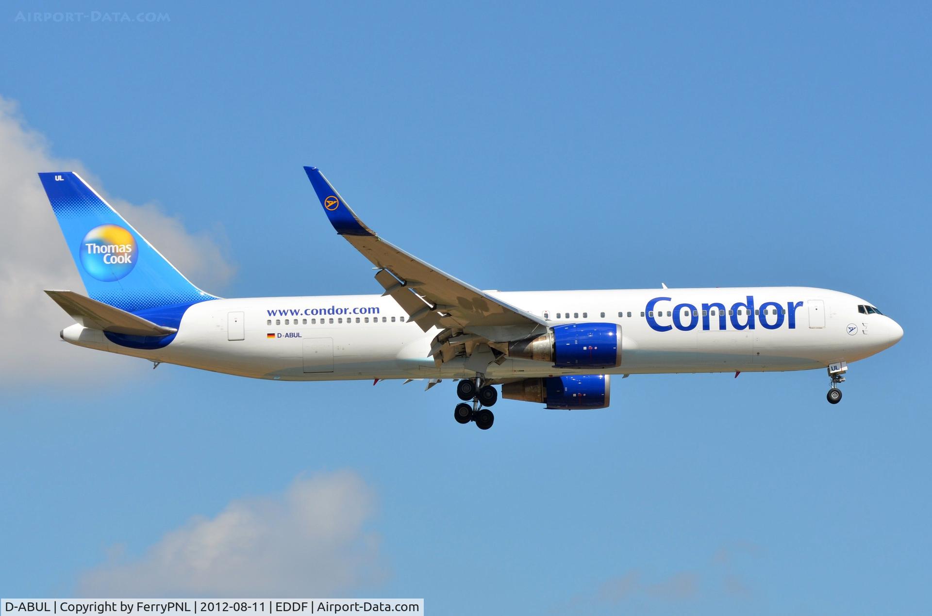 D-ABUL, 1994 Boeing 767-3Q8/ER C/N 26259, Condor B763 landing