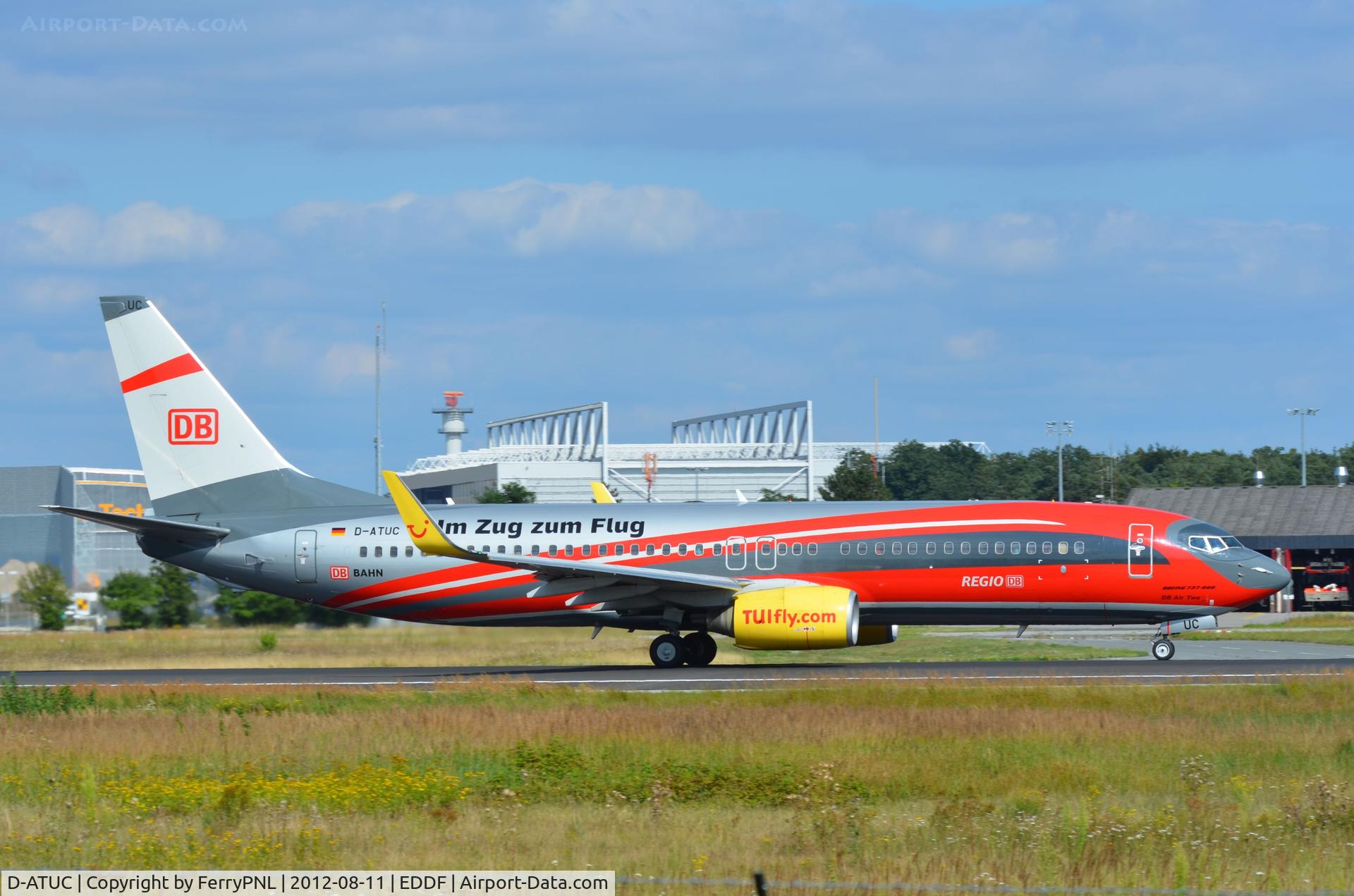D-ATUC, 2006 Boeing 737-8K5 C/N 34684, TUI DB Air Two taking of from FRA