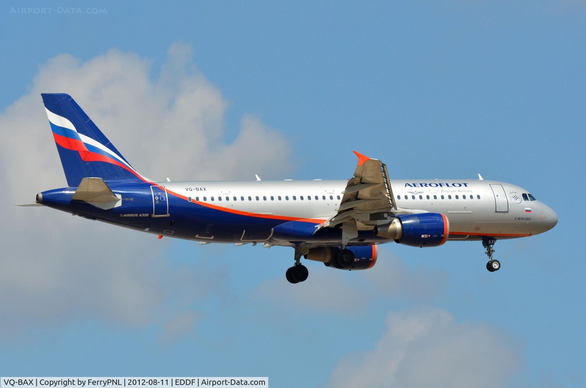 VQ-BAX, 2009 Airbus A320-214 C/N 3778, Aeroflot A320