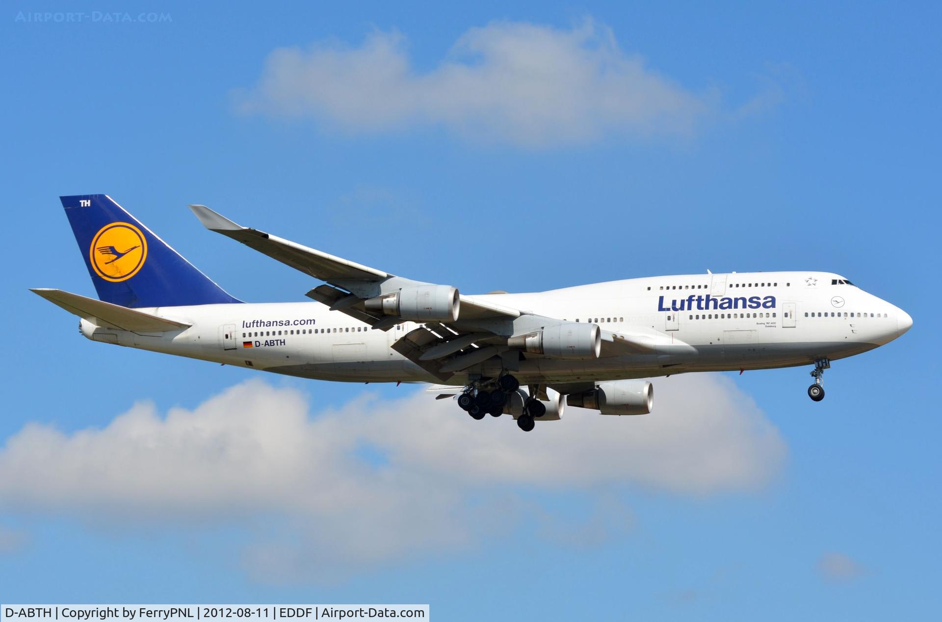D-ABTH, 1991 Boeing 747-430M C/N 25047, LH B744