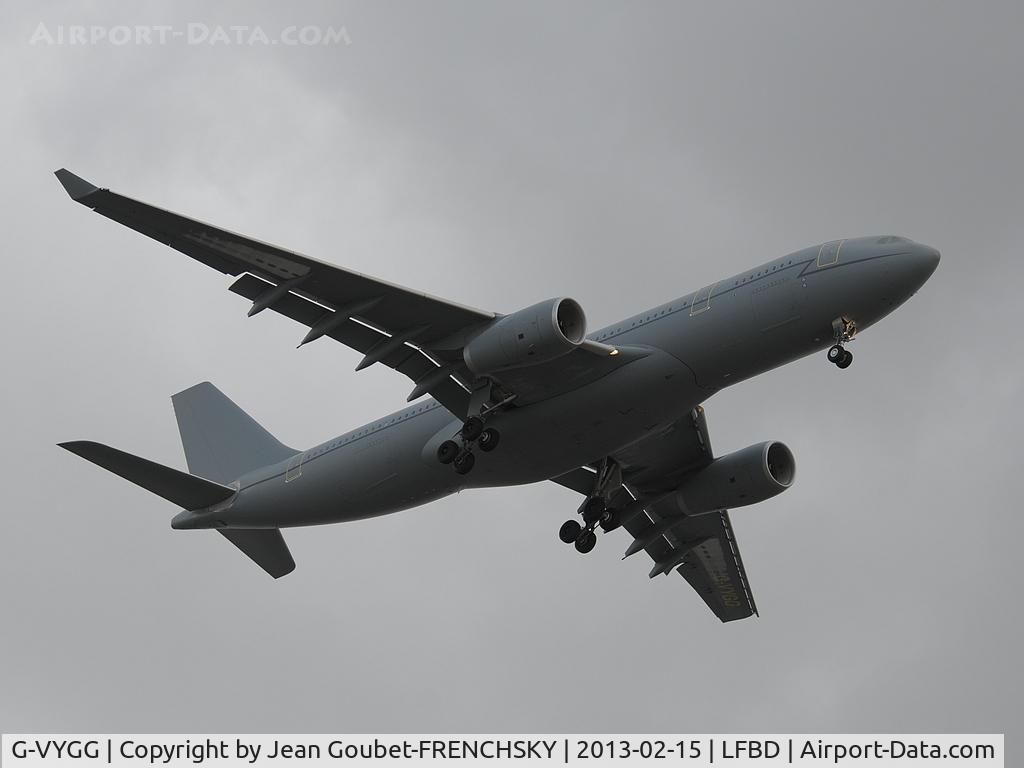 G-VYGG, 2012 Airbus KC3 Voyager (A330-243MRTT) C/N 1363, AIR TANKER ex EC-333 landing 23