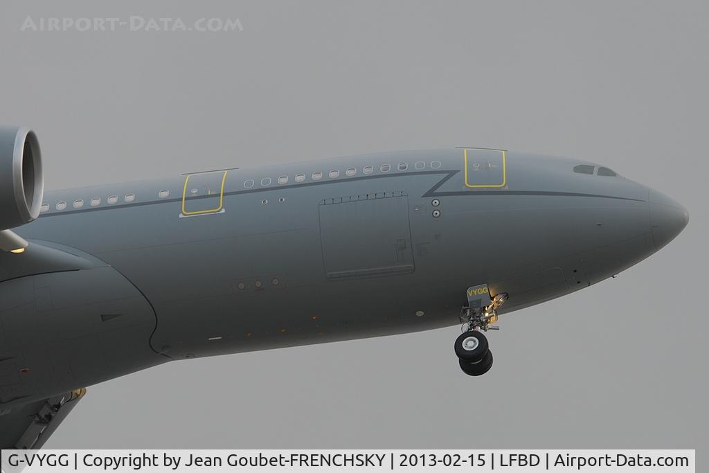 G-VYGG, 2012 Airbus KC3 Voyager (A330-243MRTT) C/N 1363, Air Tanker landing 23 (ex EC-333)