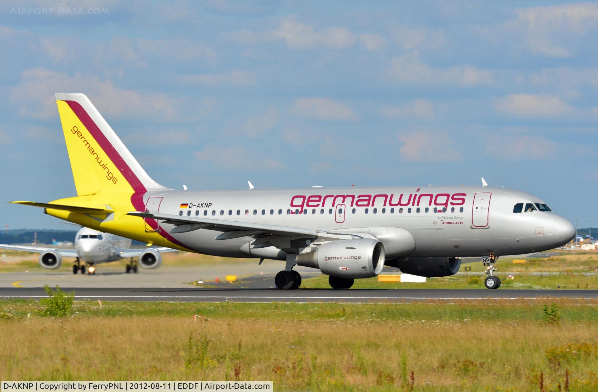 D-AKNP, 1999 Airbus A319-112 C/N 1155, Germanwings A319 departing FRA