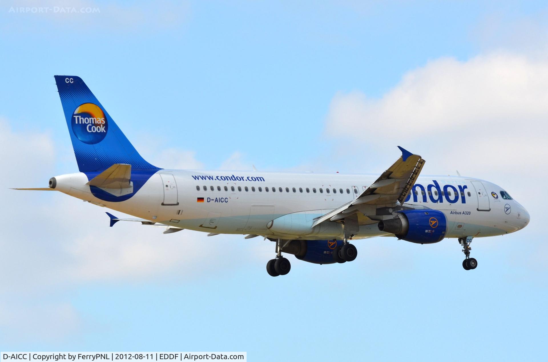 D-AICC, 1998 Airbus A320-212 C/N 0809, Condor A320 landing