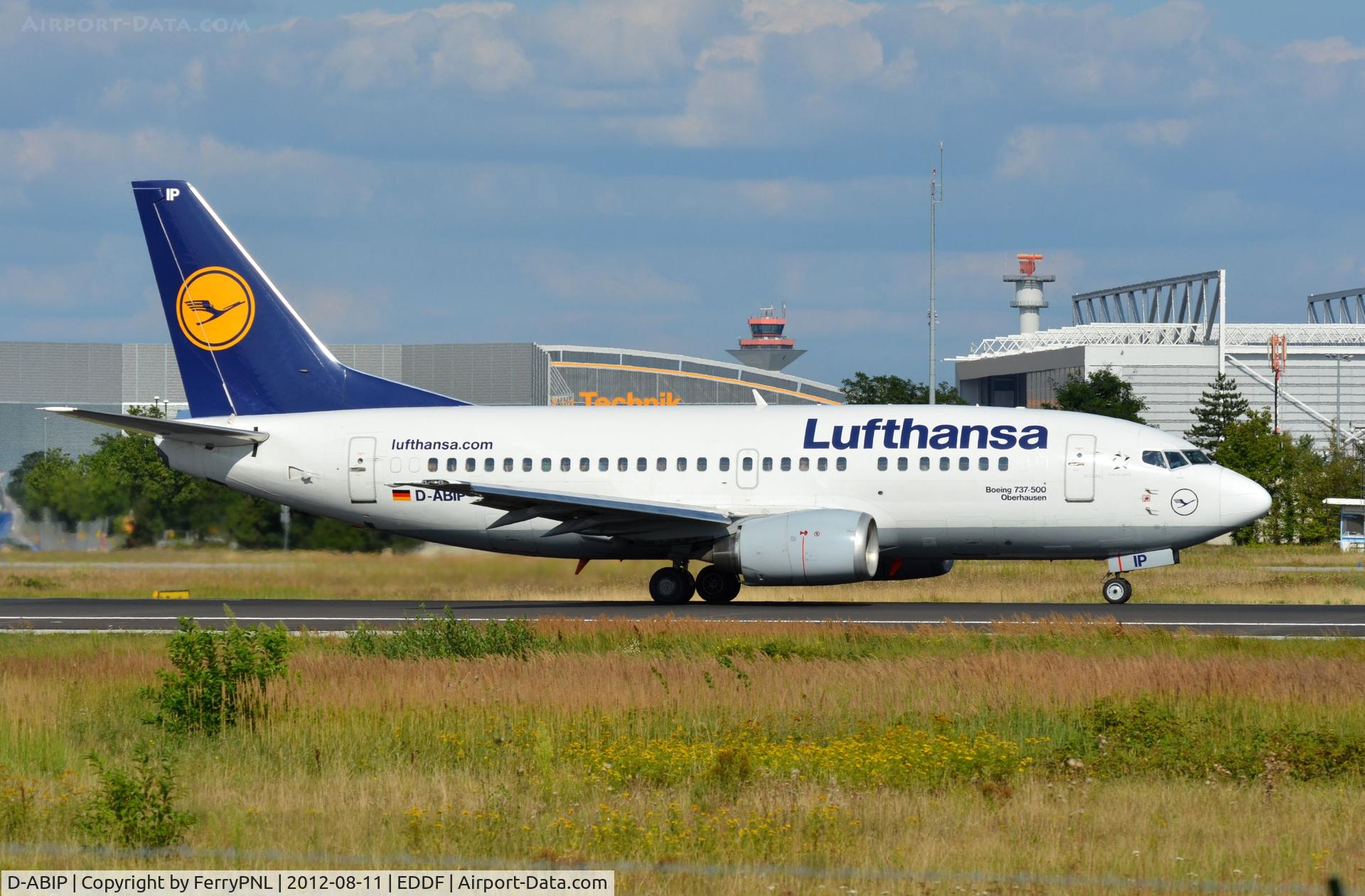 D-ABIP, 1991 Boeing 737-530 C/N 24940, LH B735 departing FRA