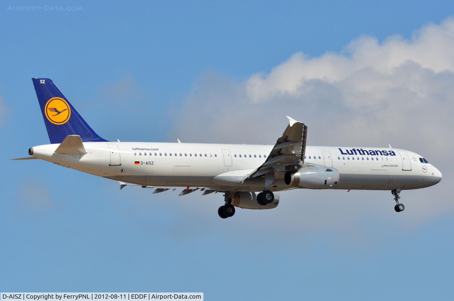 D-AISZ, 2009 Airbus A321-231 C/N 4085, LH A321 landing