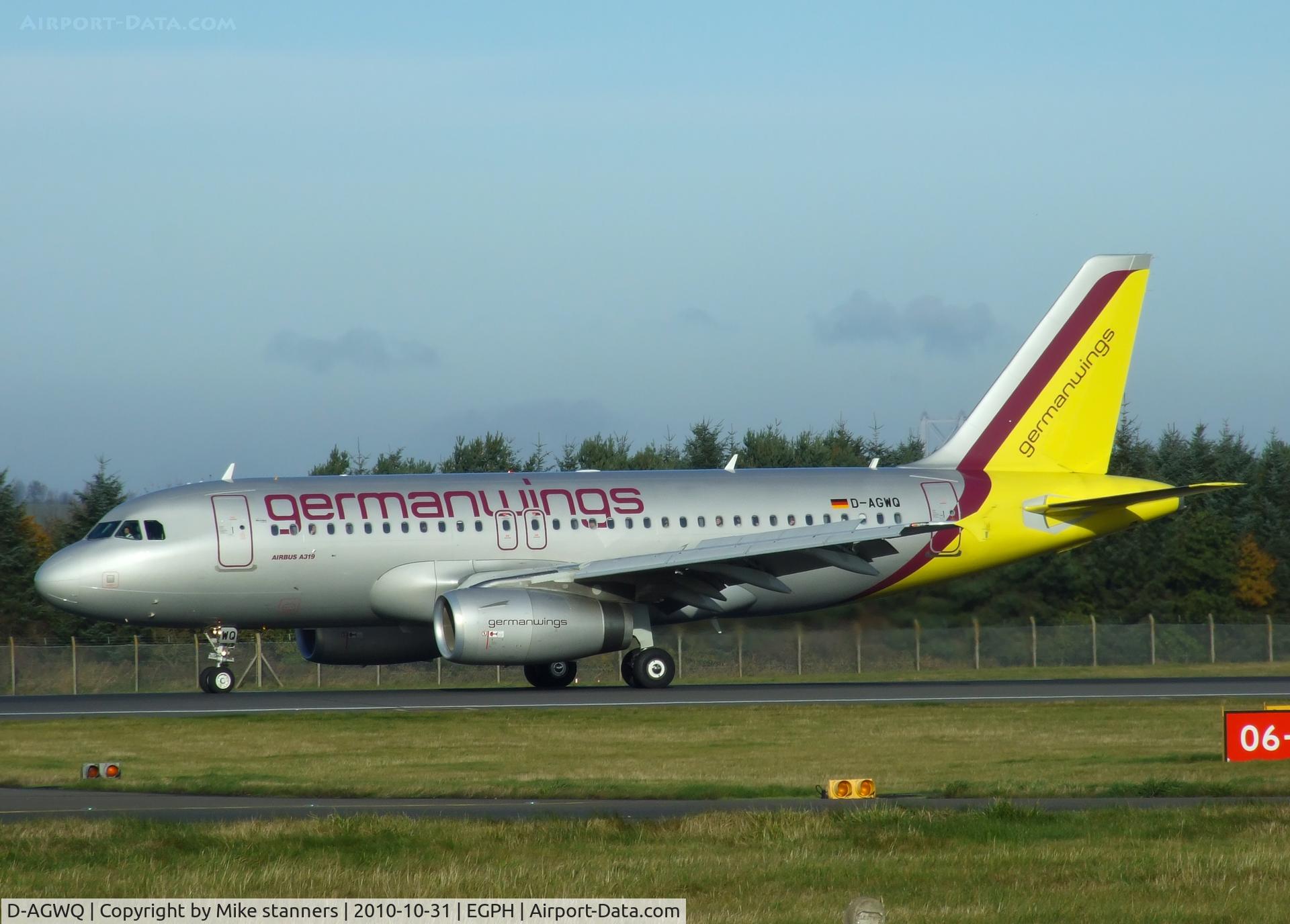 D-AGWQ, 2010 Airbus A319-132 C/N 4256, 