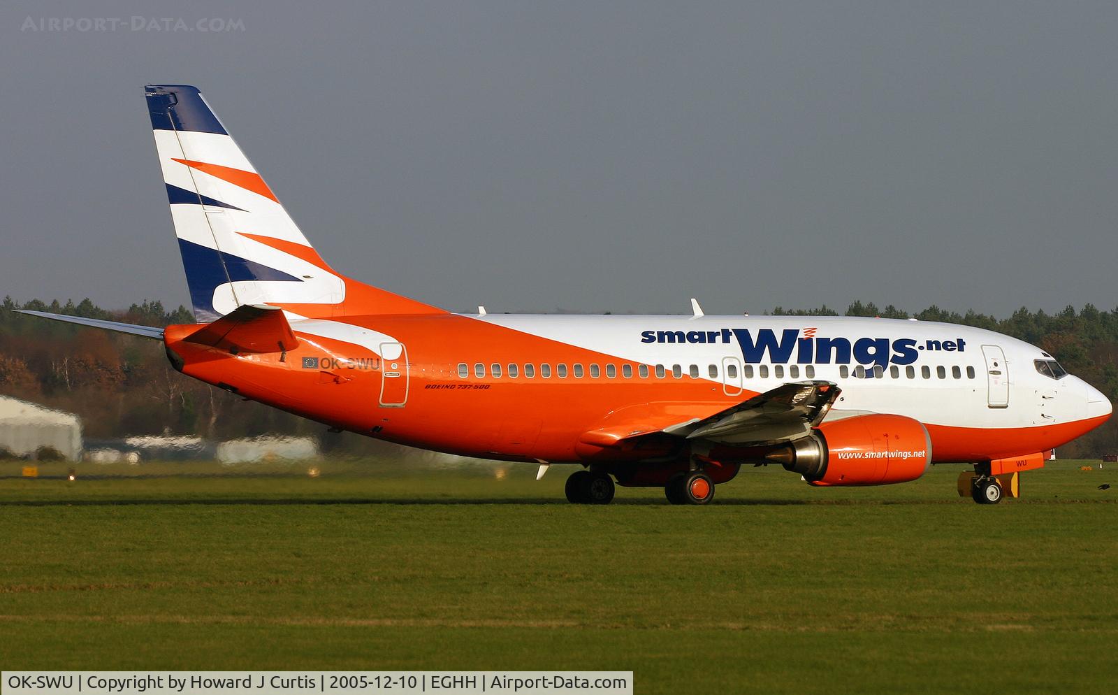 OK-SWU, 1993 Boeing 737-522 C/N 26703, Smartwings.net