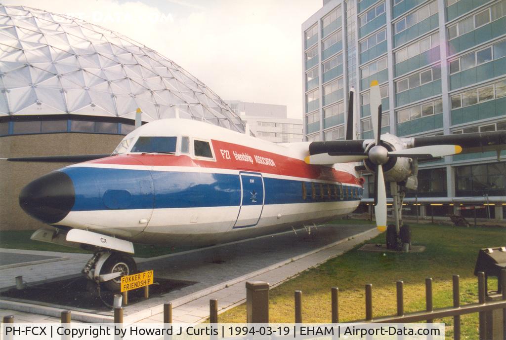 PH-FCX, 1961 Fokker F.27-100MPA C/N 10183, Outside the old Aviodome.