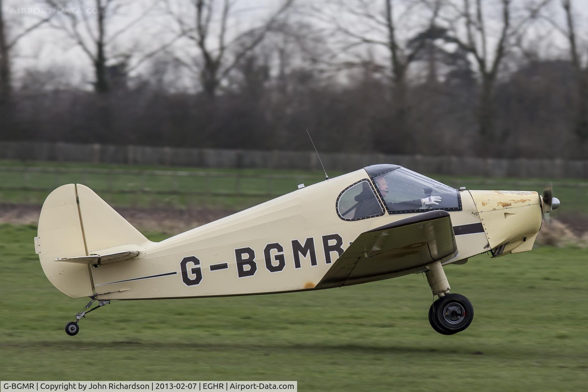 G-BGMR, 1981 Gardan GY-20 Minicab (Barritault JB-01 standard) C/N PFA 056-10153, Arriving at Goodwood