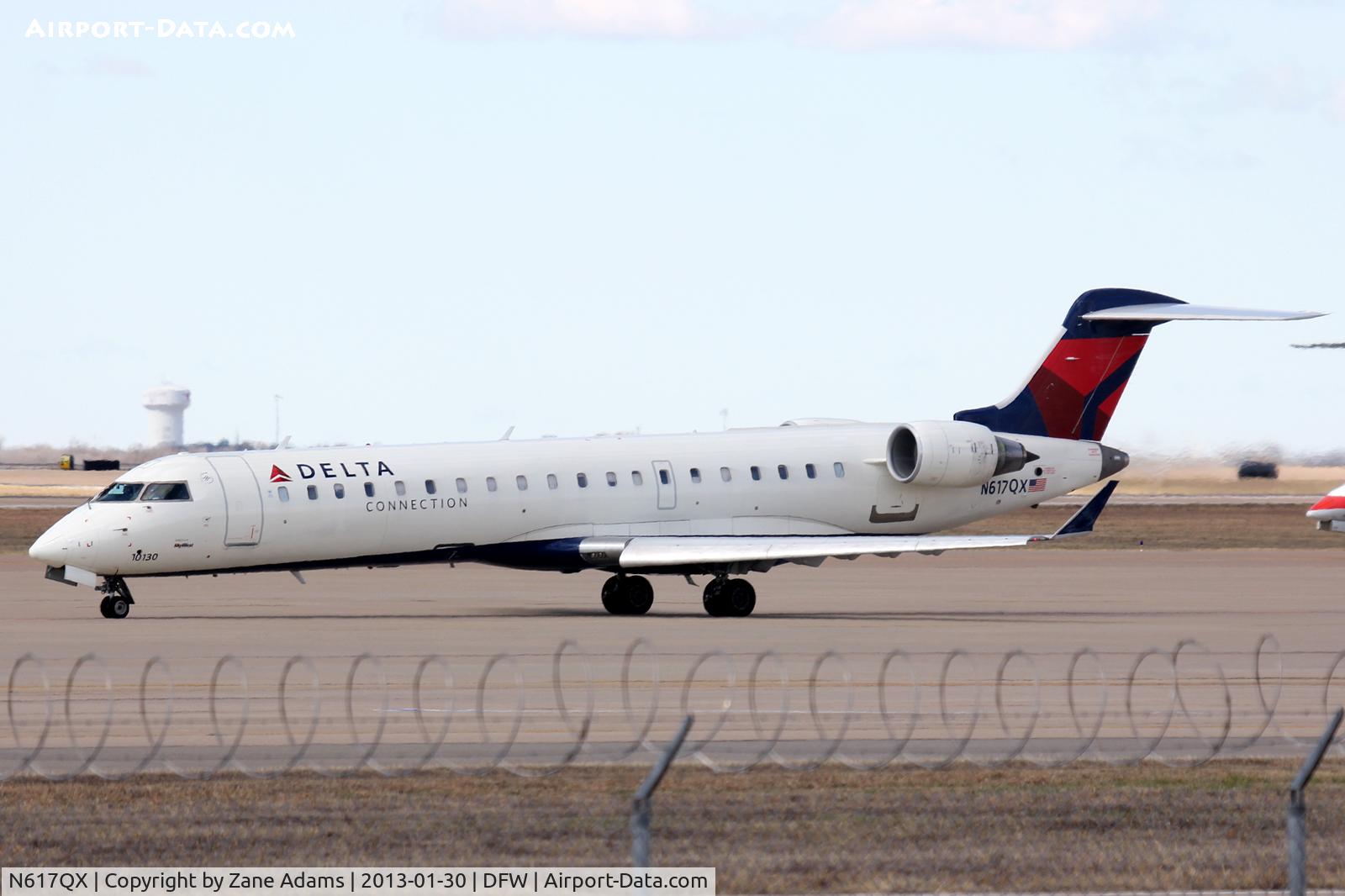 N617QX, 2003 Bombardier CRJ-701 (CL-600-2C10) Regional Jet C/N 10130, Delta Express at DFW Airport