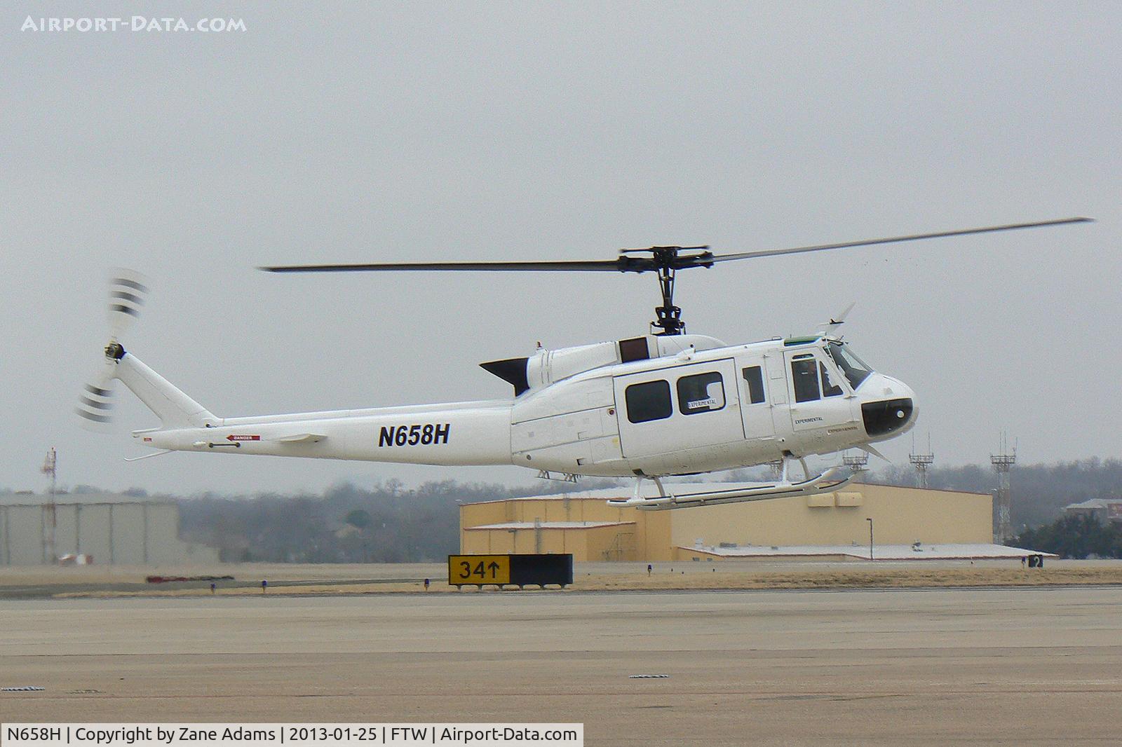N658H, 1968 Bell UH-1H C/N 67-17658, At Meacham Field - Fort Worth, TX