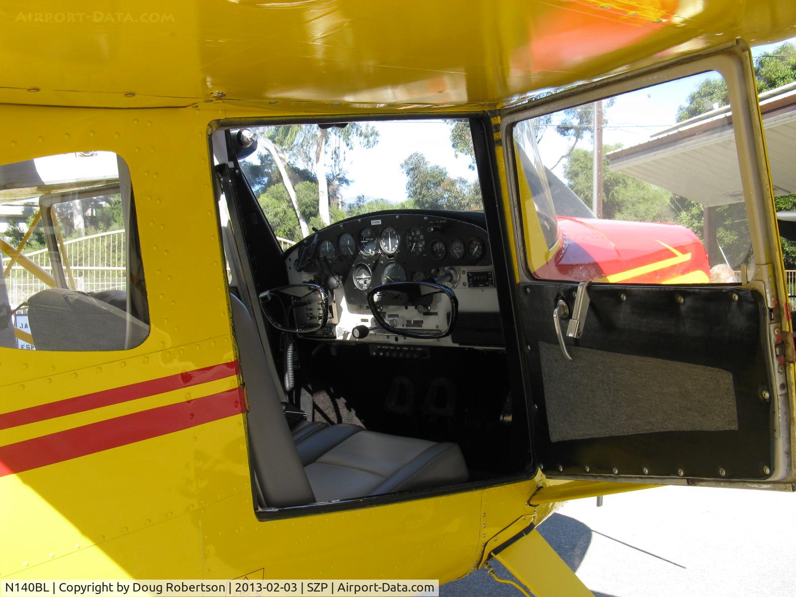 N140BL, 1946 Cessna 140 C/N 14565, 1946 Cessna 140, Continental C-85-12 85 Hp upgrade with starter, panel
