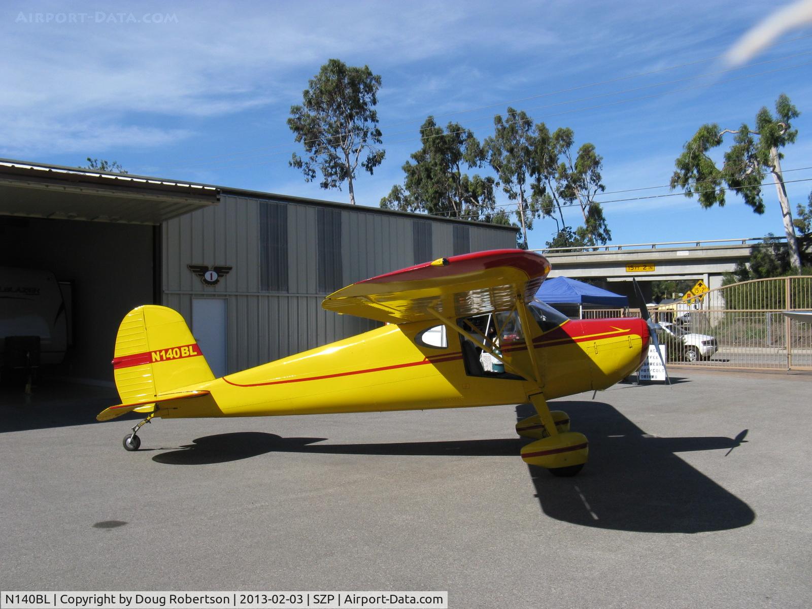 N140BL, 1946 Cessna 140 C/N 14565, 1946 Cessna 140, Continental C-85-12 85 Hp upgrade with starter