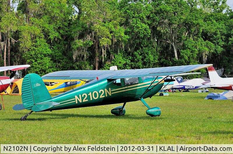N2102N, Cessna 140 C/N 12338, SUN-N-FUN