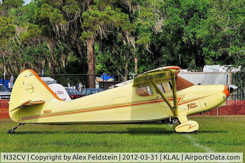N32CV, 1947 Stinson 108-2 Voyager C/N 108-3032, SUN-N-FUN
