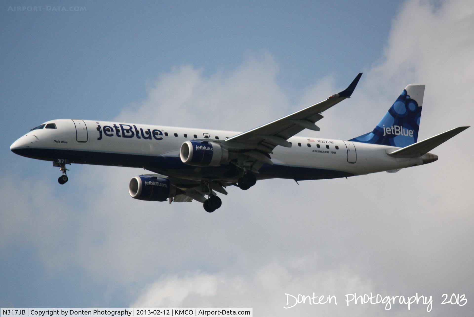 N317JB, 2010 Embraer ERJ-190-100 IGW 190AR C/N 19000363, JetBlue Flight 744 