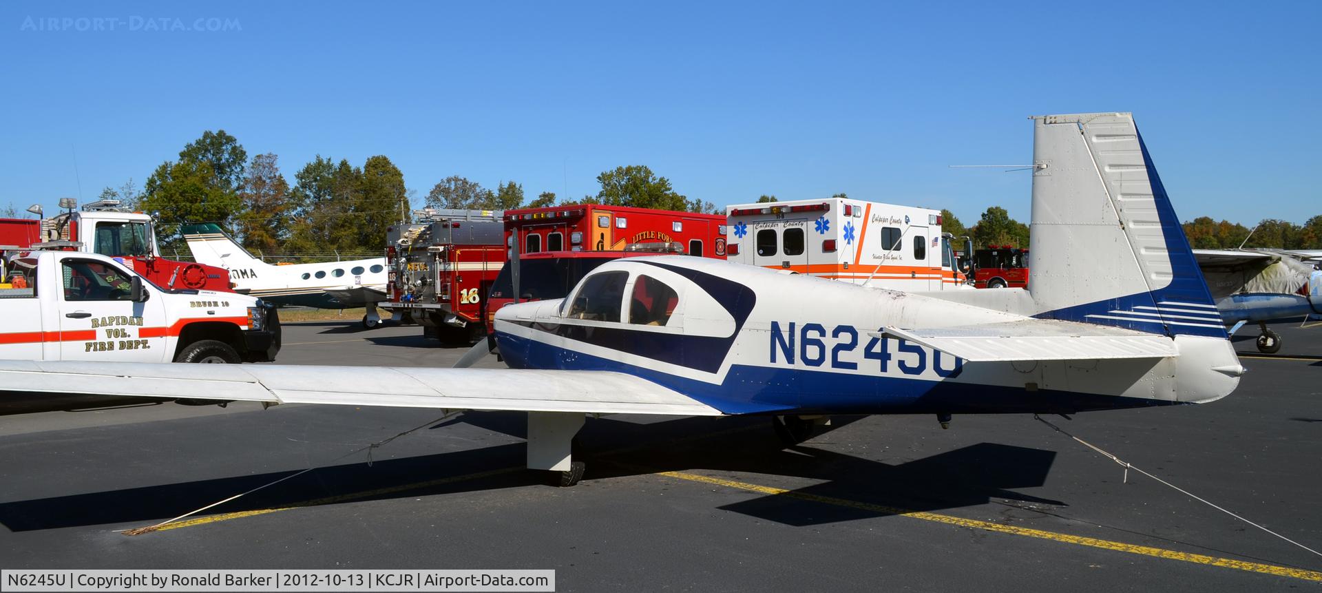 N6245U, 1962 Mooney M20C Ranger C/N 2084, Culpeper Air Fest 2012