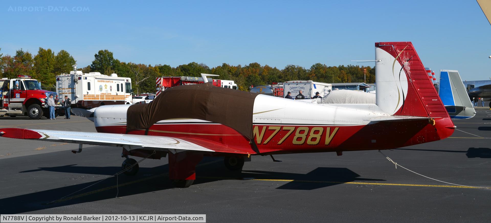 N7788V, 1970 Mooney M20C Ranger C/N 700055, Culpeper Air Fest 2012