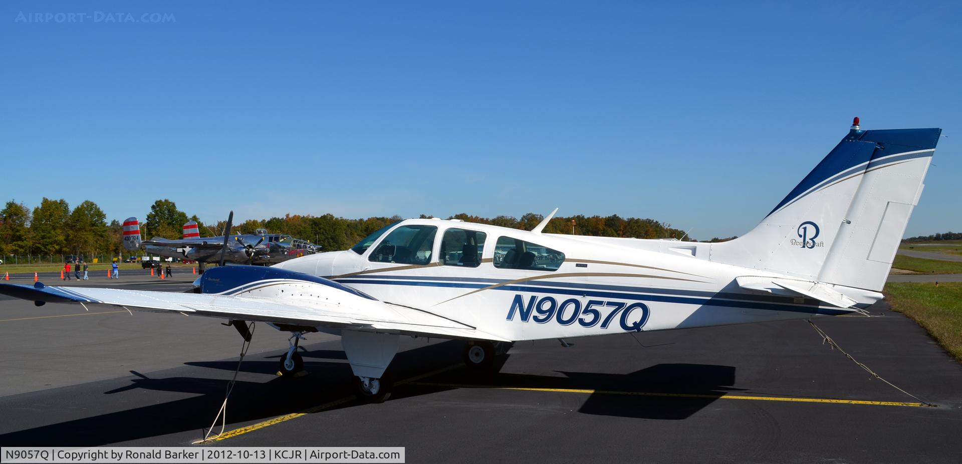 N9057Q, 1971 Beech 95-B55 (T42A) Baron C/N TC-1366, Culpeper Air Fest 2012