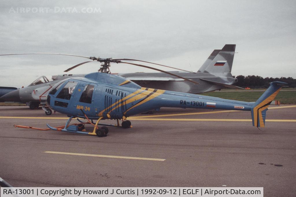 RA-13001, Mil Mi-34 C/N Not found RA-13001, Mil Design Bureau