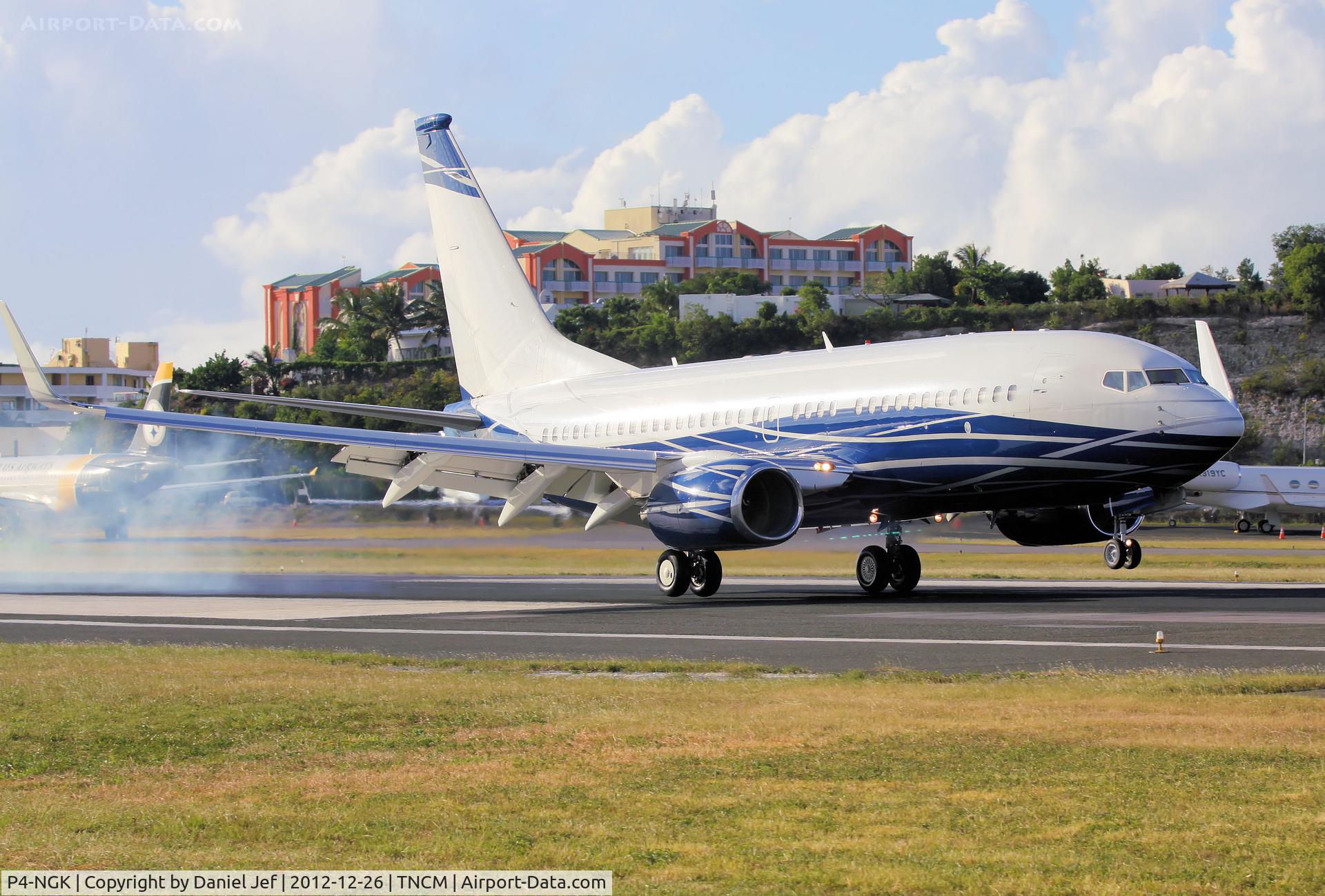 P4-NGK, 2010 Boeing 737-7HZ C/N 37583, P4-NGK