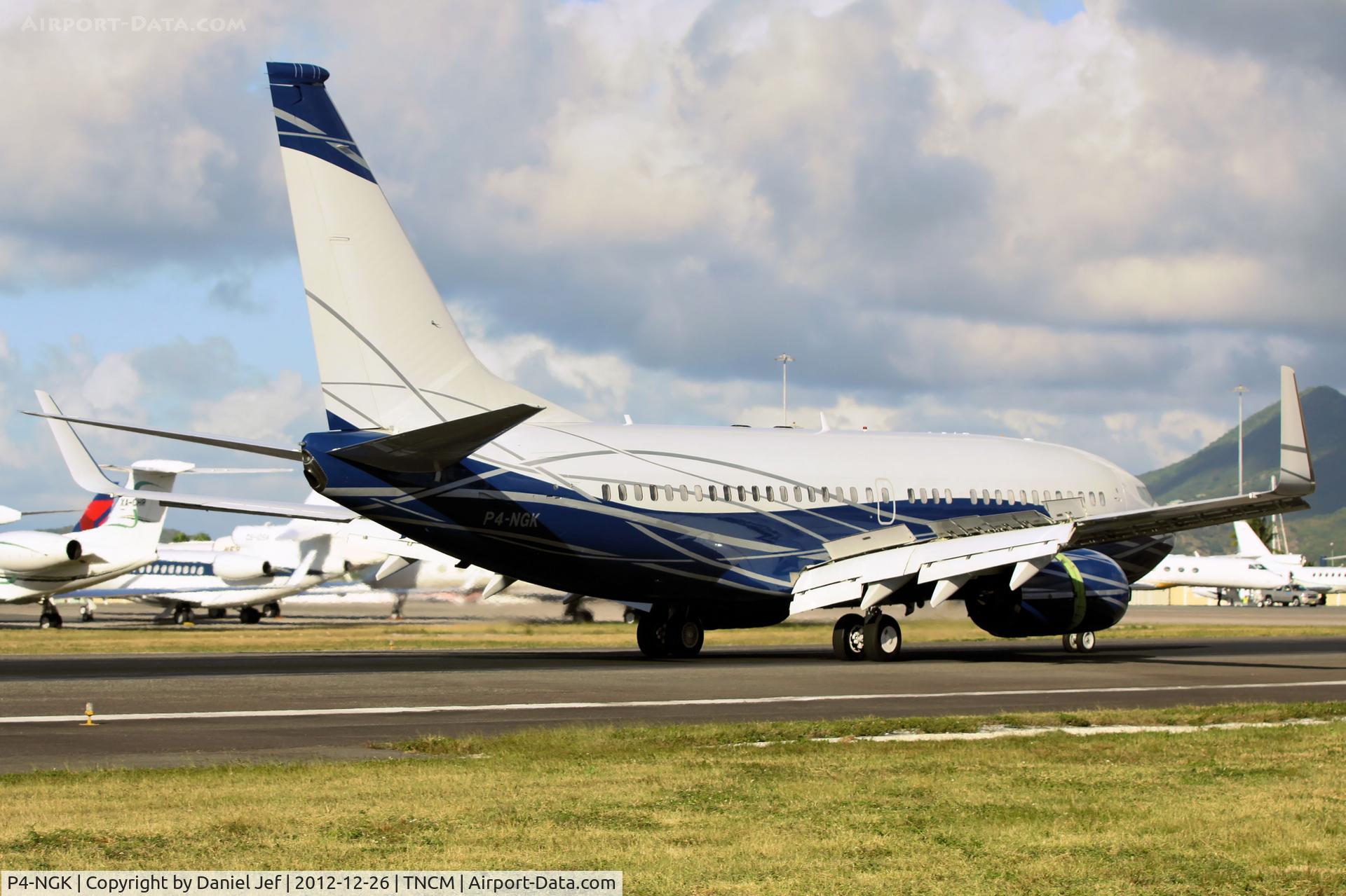 P4-NGK, 2010 Boeing 737-7HZ C/N 37583, P4-NGK