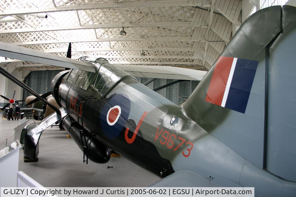 G-LIZY, 1940 Westland Lysander IIIA C/N 504/39, Painted as V9673/MA-J.