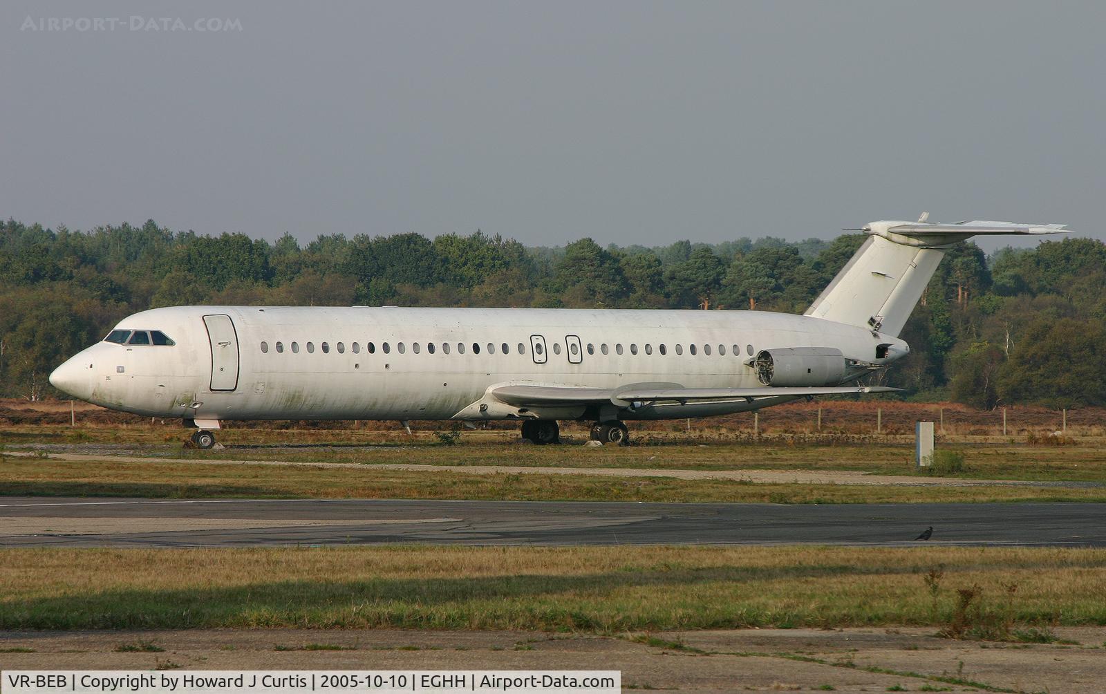VR-BEB, 1971 BAC 111-527FK One-Eleven C/N BAC.226, Long term resident with the fire section; still here in 2013.