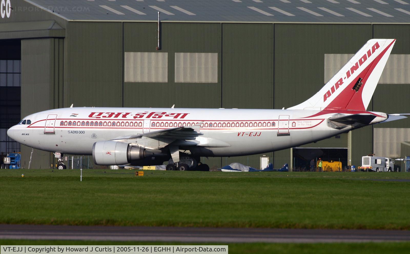 VT-EJJ, 1986 Airbus A310-304 C/N 428, Air India, for work at BASCO.