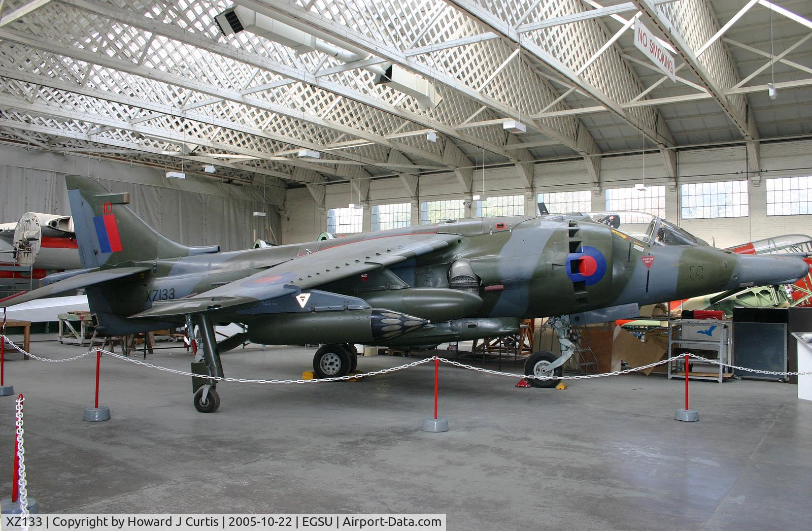XZ133, 1976 Hawker Siddeley Harrier GR.3 C/N 712192, Preserved at the Imperial War Museum.