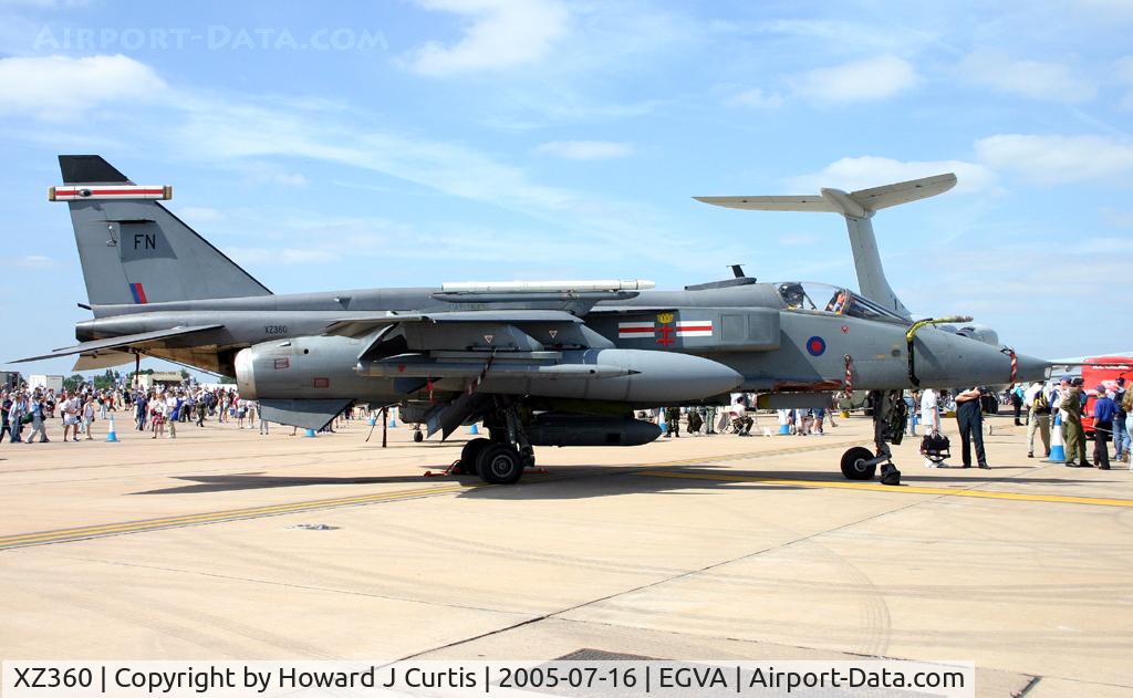 XZ360, 1976 Sepecat Jaguar GR.3A C/N S.127, Coded FN.