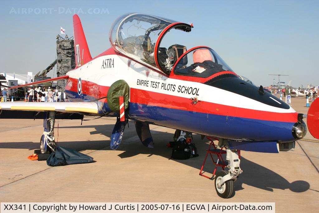 XX341, 1980 Hawker Siddeley Hawk T.1 C/N 190/312165, Empire Test Pilot's School.