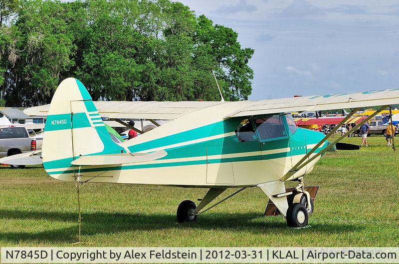 N7845D, 1957 Piper PA-22-150 Tri-Pacer C/N 22-5495, SUN-N-FUN