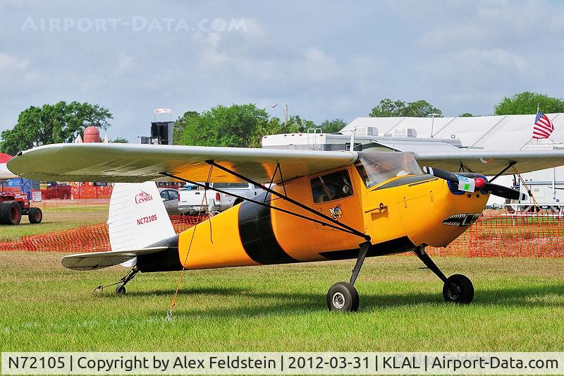 N72105, 1946 Cessna 120 C/N 9270, SUN-N-FUN