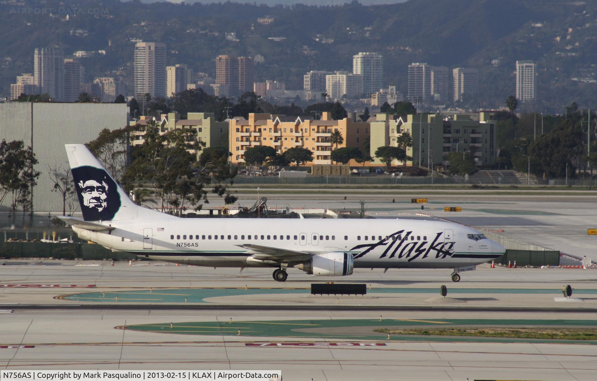 N756AS, 1992 Boeing 737-4Q8 C/N 25097, Boeing 737-400