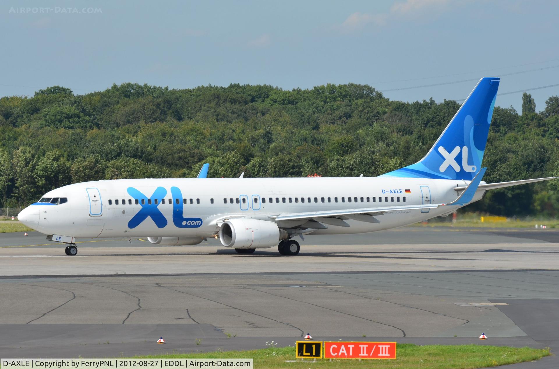 D-AXLE, 2007 Boeing 737-8Q8 C/N 30724, XL B738 lining up