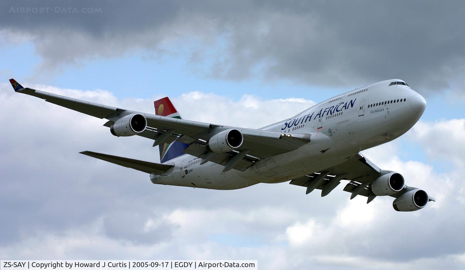 ZS-SAY, 1993 Boeing 747-444 C/N 26638, South African Airways.