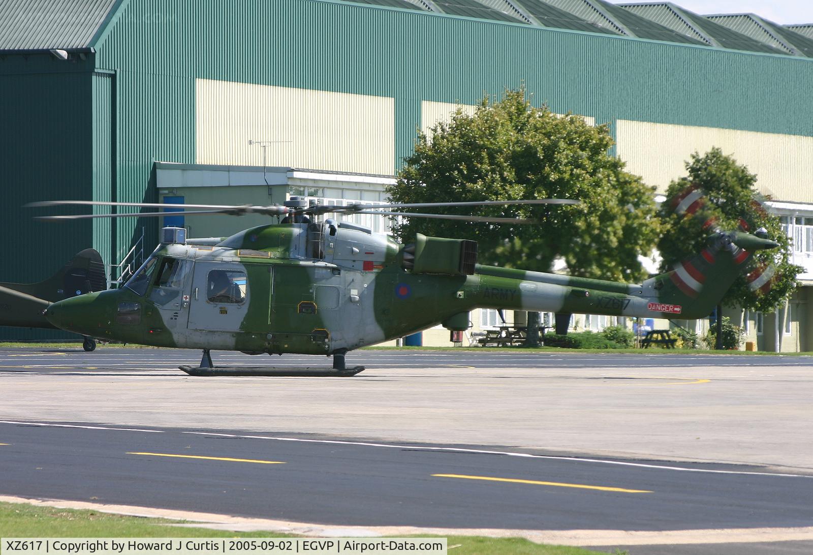 XZ617, 1980 Westland Lynx AH.7 C/N 168, Army Air Corps