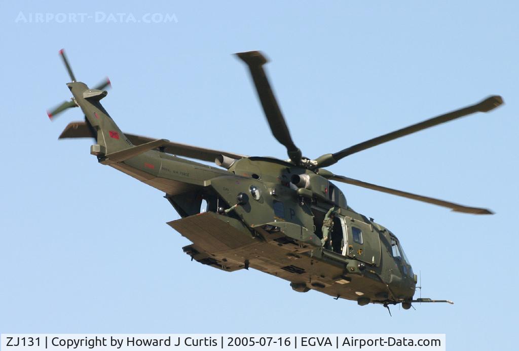 ZJ131, 2002 EHI EH101-411 Merlin HC4 C/N 50173/RAF15, Coded P, 28 Sqn/78 Sqn.