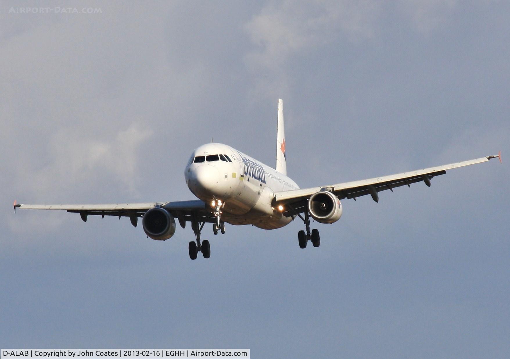 D-ALAB, 2002 Airbus A321-231 C/N 1843, Arriving for respray