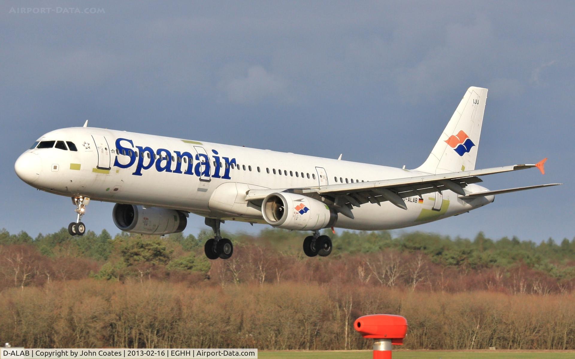 D-ALAB, 2002 Airbus A321-231 C/N 1843, ex EC-IJU arrives for respray