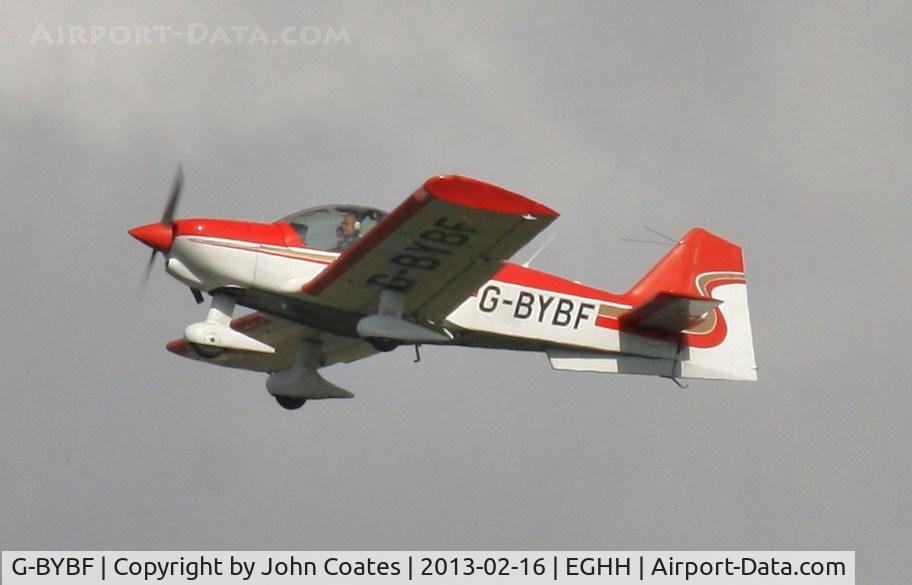 G-BYBF, 1998 Robin R-2160i Alpha Sport Alpha Sport C/N 329, Departing in the winter sun