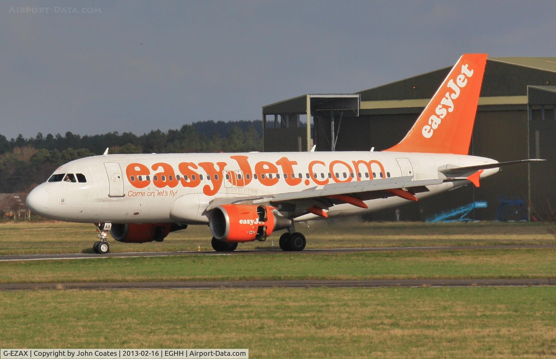G-EZAX, 2006 Airbus A319-111 C/N 2818, Morning's arrival from Geneva brakes hard