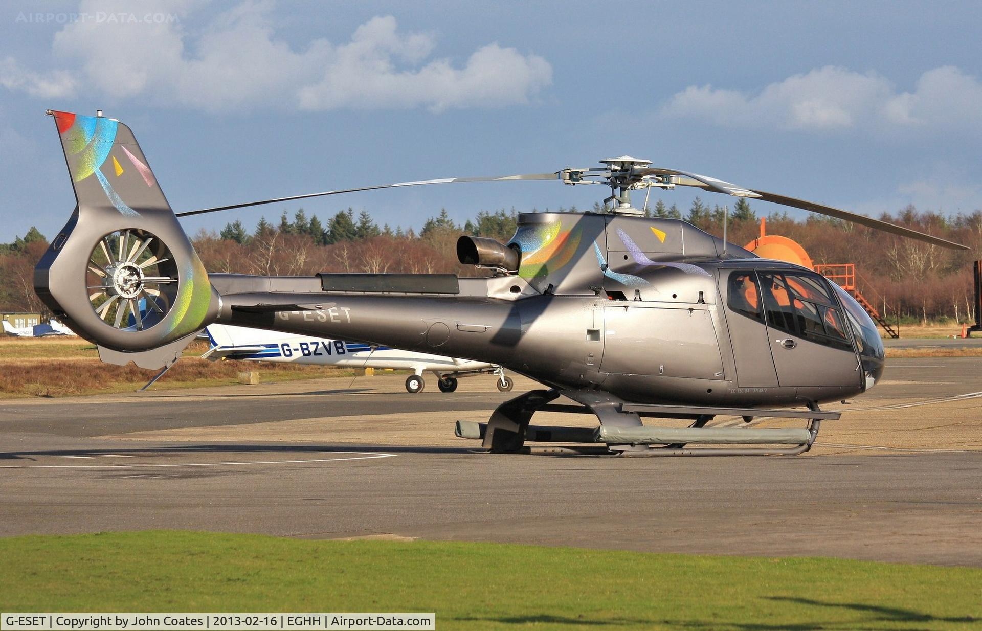 G-ESET, 2009 Eurocopter EC-130B-4 (AS-350B-4) C/N 4817, Recently new resident at BOH