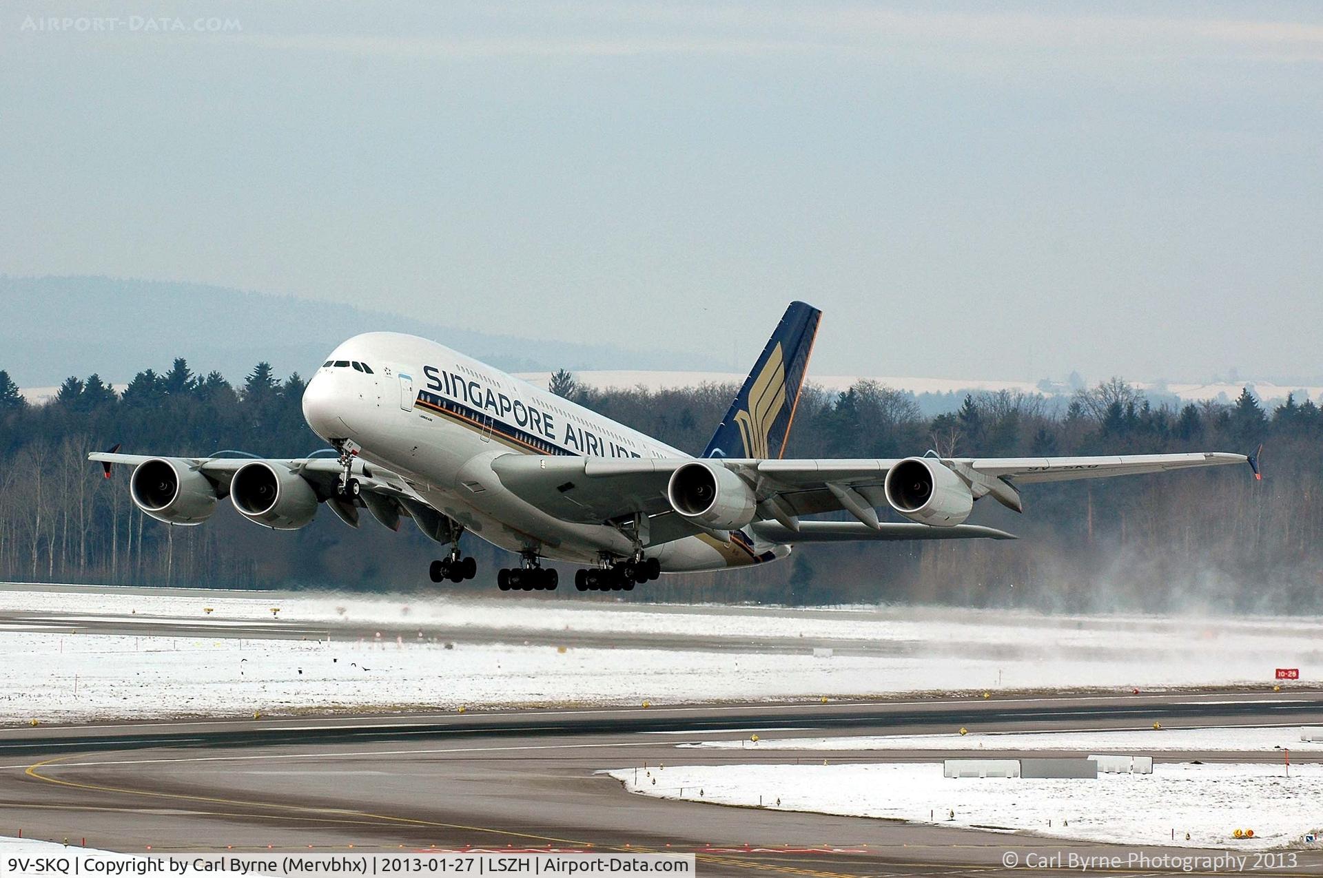 9V-SKQ, 2011 Airbus A380-841 C/N 079, Taken from the Spectator Terrace.