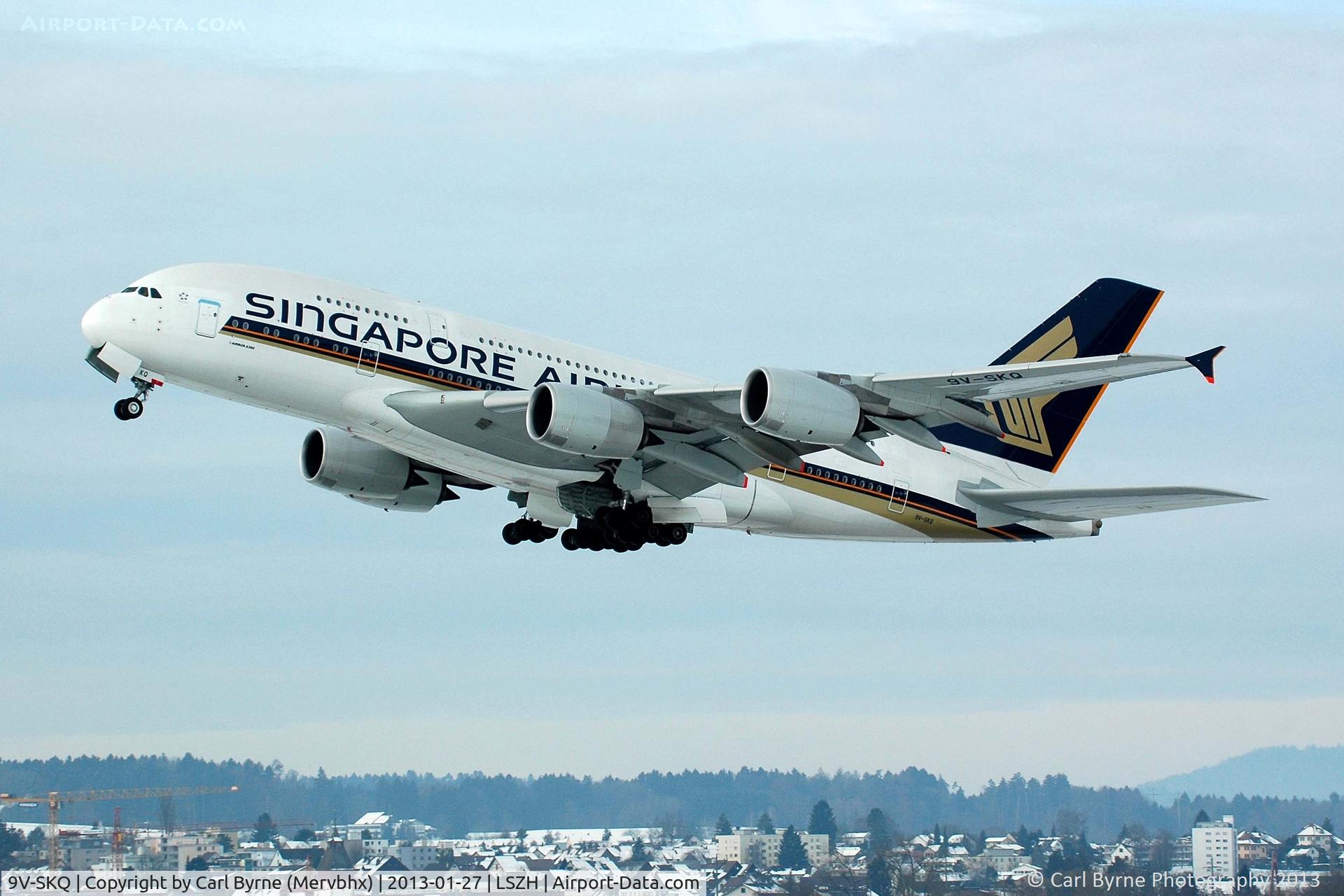 9V-SKQ, 2011 Airbus A380-841 C/N 079, Taken from the Spectator Terrace.