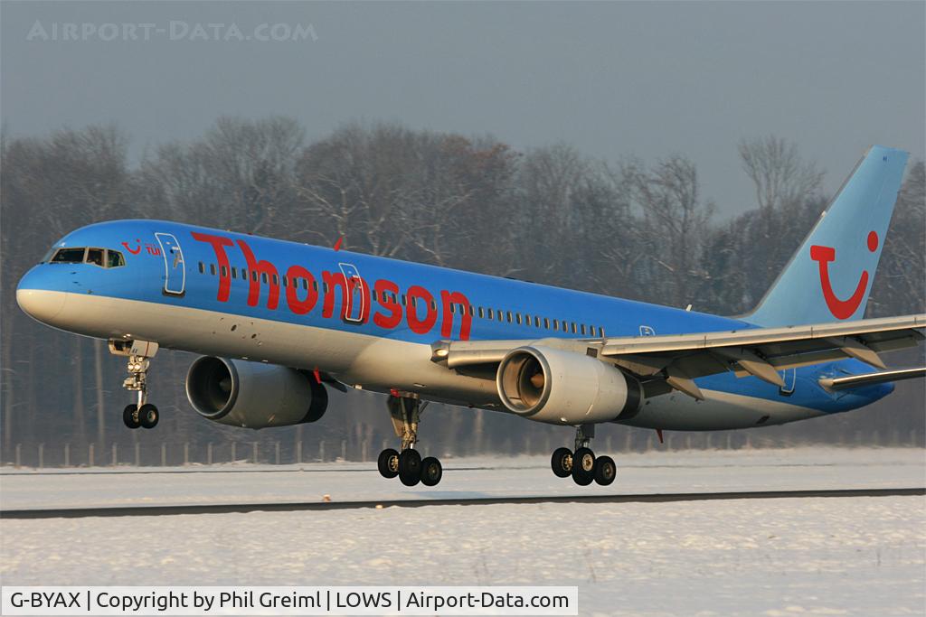 G-BYAX, 1999 Boeing 757-204 C/N 28834, Taken at SZG.